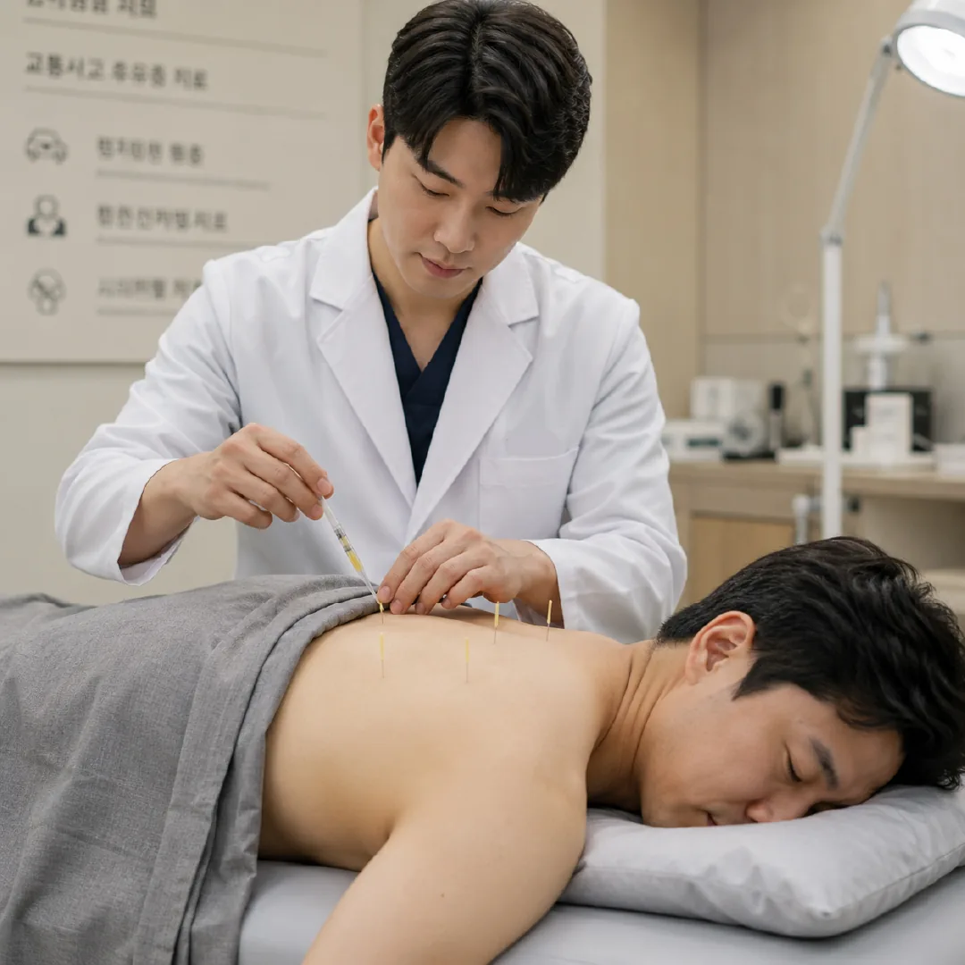 광명가득한방병원 교통사고 한방치료 침 약침
