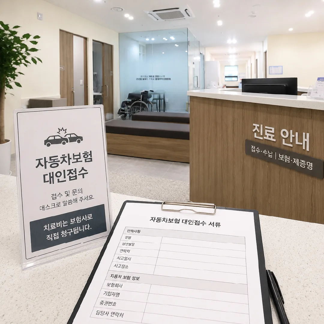 광명 교통사고 한방치료 자동차보험 대인접수 안내