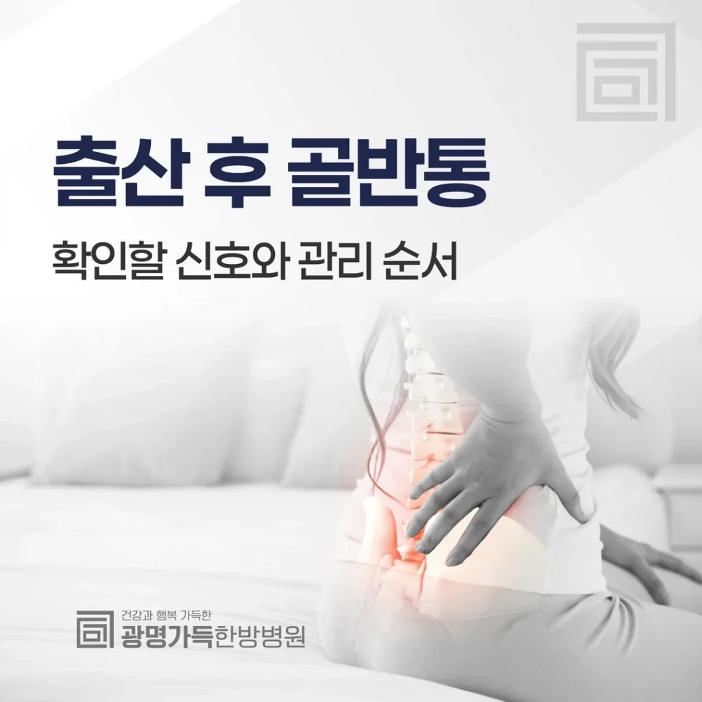 출산 후 골반통, 언제까지 기다려도 될까 — 확인할 신호와 관리 순서